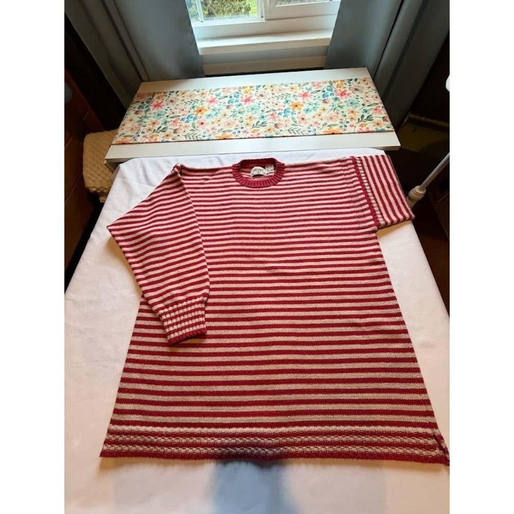 VTG Women's Preppy 100% Cotton Sweater by Pries de CHAMONIX - Size Large